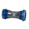 Boîtier de pédalier Bikone Road Ceramic Aero UAE en aluminium CNC bleu, compatible Shimano 24mm.
