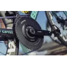 Aero Crown monté sur un pédalier Aldhu Carbon Inspider 2.0