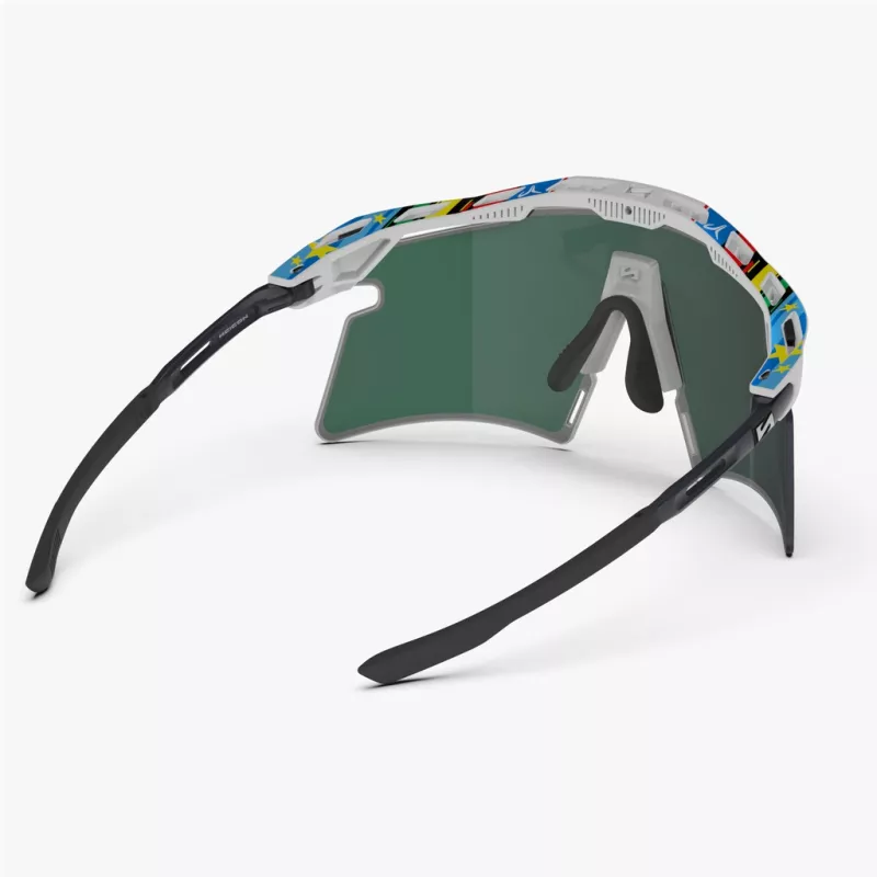 SCICON Aeroshade 2.0 World Champion cycling sunglasses inside frame detail