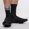 aero cycling overshoes Spatzwear Windsock PRO black front view ankle fit grip