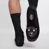semelle couvre chaussures velo noir Spatzwear Windsock PRO fixation cales velcro aero
