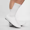 white aero cycling oversocks Spatzwear Windsock PRO side view aerodynamic design