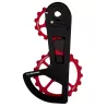 Chape CyclingCeramic AXS 14/19 rouge vue de face