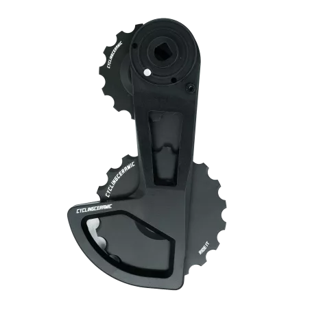Chape oversize CyclingCeramic SRAM AXS XPLR 12v avec galets aluminium et roulements céramique