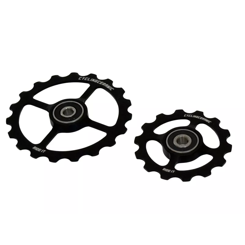 CyclingCeramic Replacement Pulley Wheels for Derailleur Cages - 2024 Compatibility
