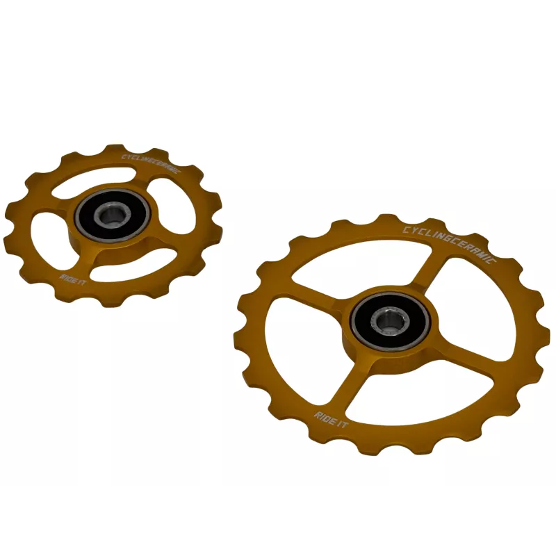 CyclingCeramic Replacement Pulley Wheels for Derailleur Cages - 2024 Compatibility