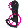 Edition limitée de la chape cyclingCeramic Race à galets roses 14/19 pour dérailleur Sram AXS