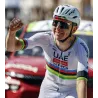 Pogacar at Liège Bastogne Liège 2026 winning the race with Scicon Aeroshade 2.0 titanium UAE
