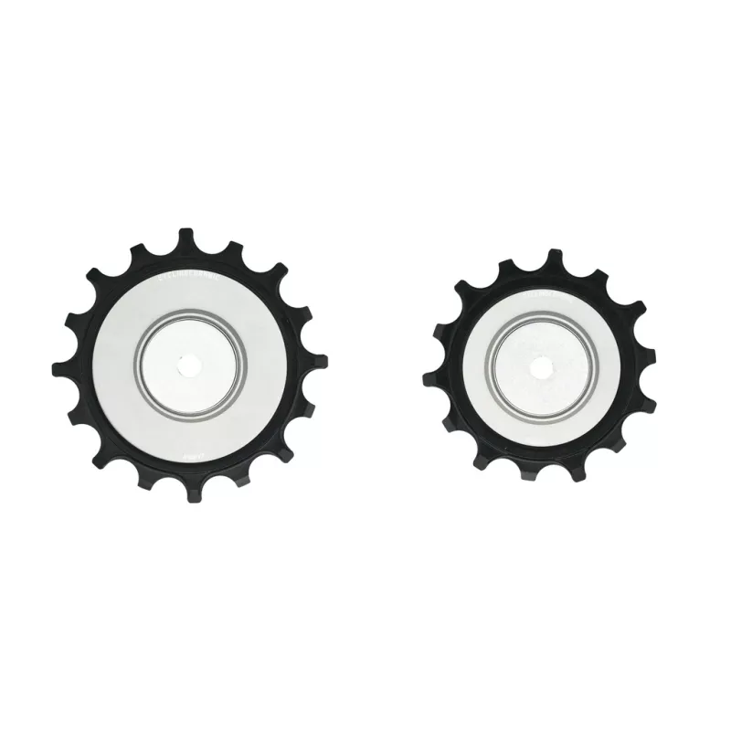 CyclingCeramic silver 14T/16T pulley wheels for SRAM XPLR13, Eagle AXS and T-Type