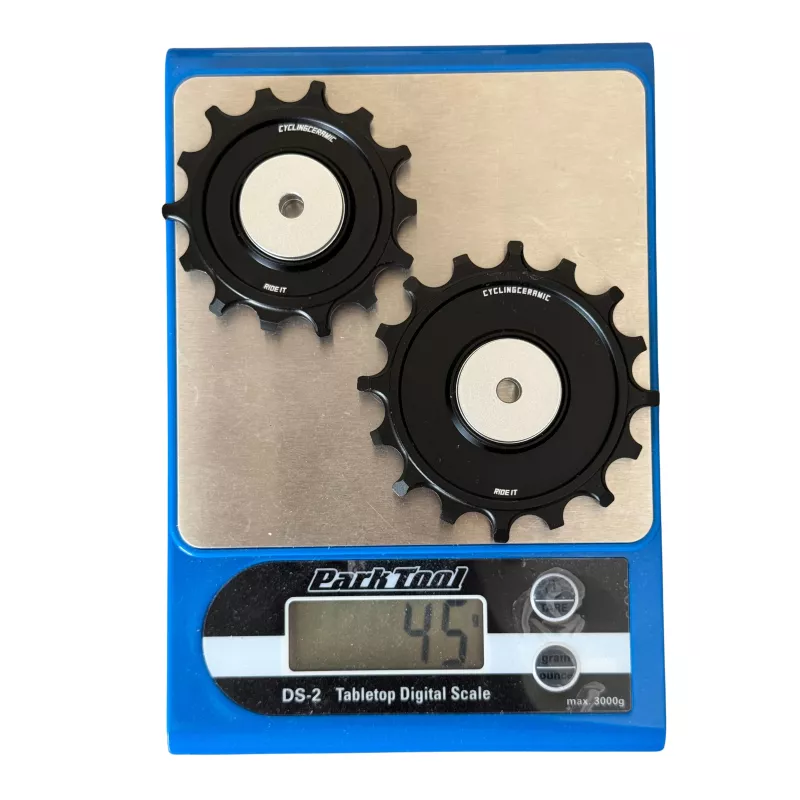 Galets CyclingCeramic 14/16 dents pour SRAM XPLR13 et Eagle T-Type avec roulements céramique