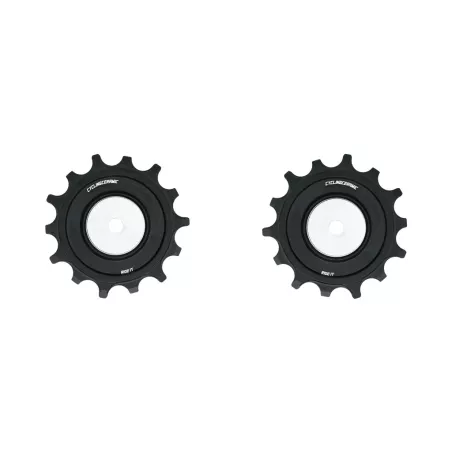 Galets CyclingCeramic 14 dents avec roulements céramique pour Campagnolo Super Record 13 vitesses - finition noir
