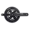 Pédalier Aldhu Gravel 24mm avec plateaux 46/30 ronds
