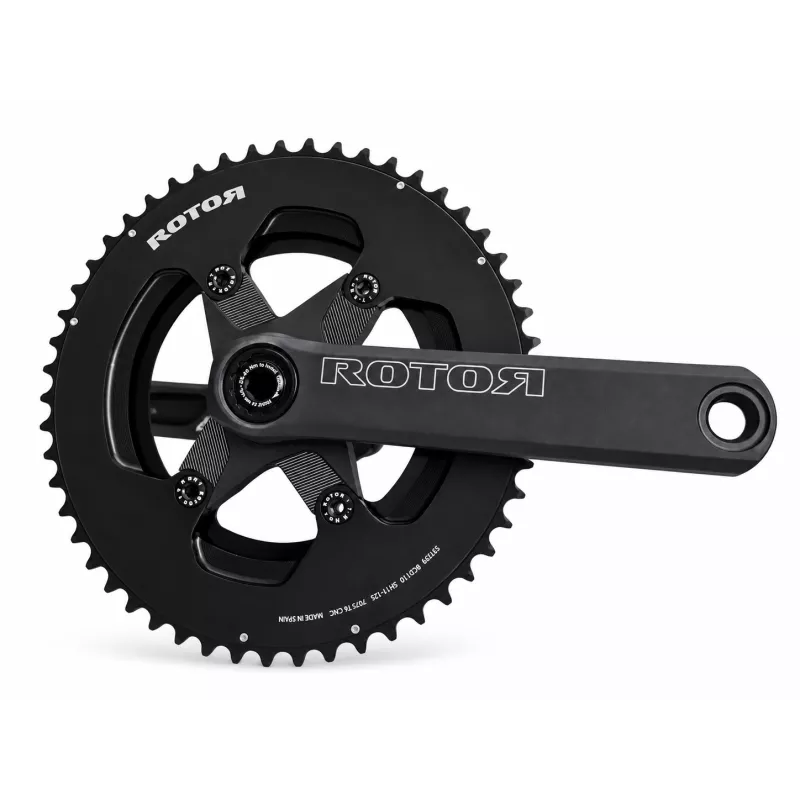 Pédalier Rotor NS24 53/39 rond compatible Shimano 12v