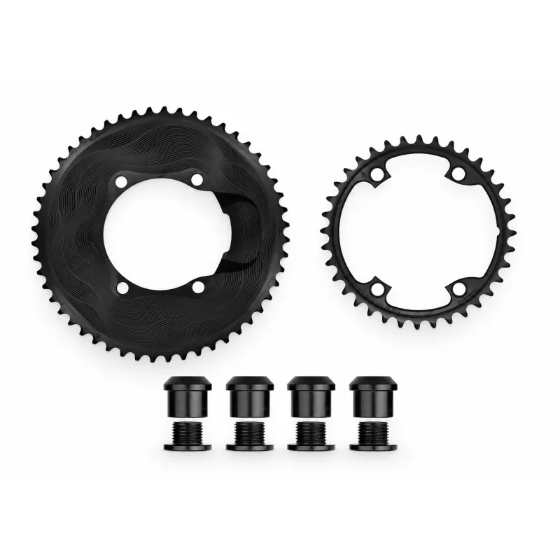 Kit de plateaux 12v Alugear comprenant 1 grand + 1 petit plateau + visserie classique