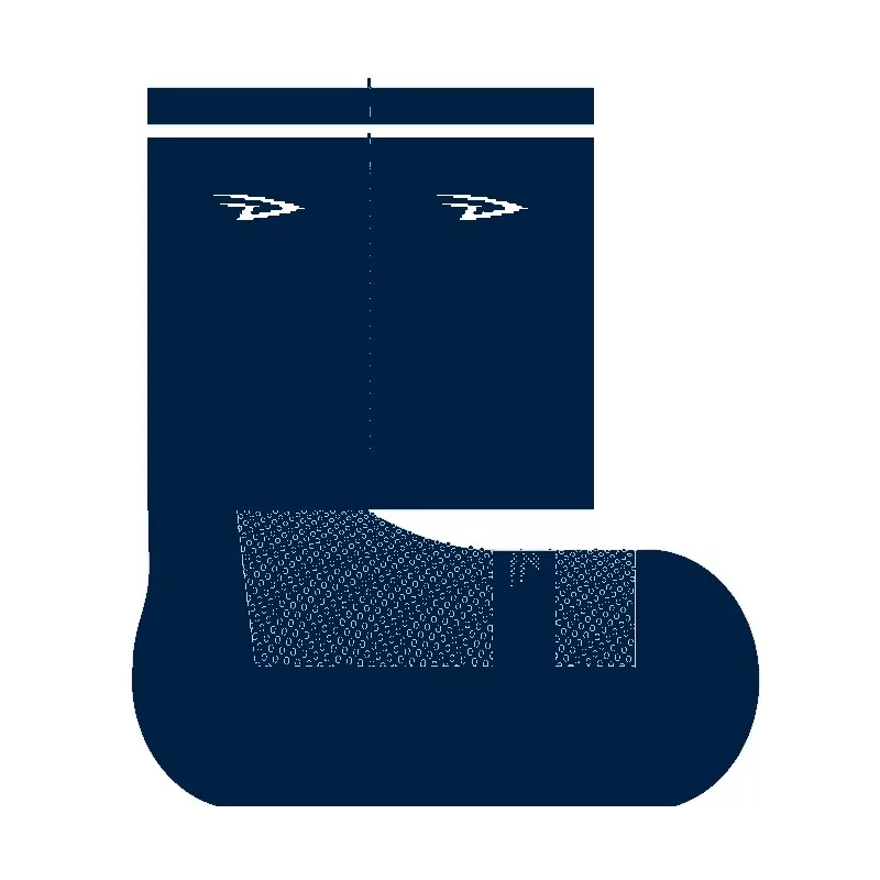 Chaussettes Defeet Aireator 6" Hi Top bleu marine