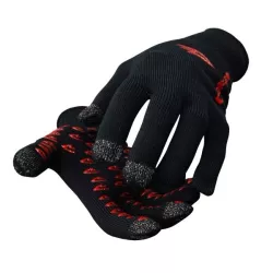 Defeet duragloves etouch black & red