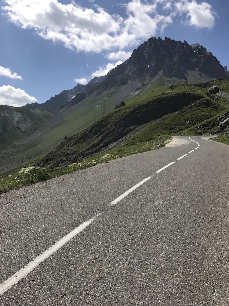 Galibier : lacets au-dessus de Plan Lachat (2)
