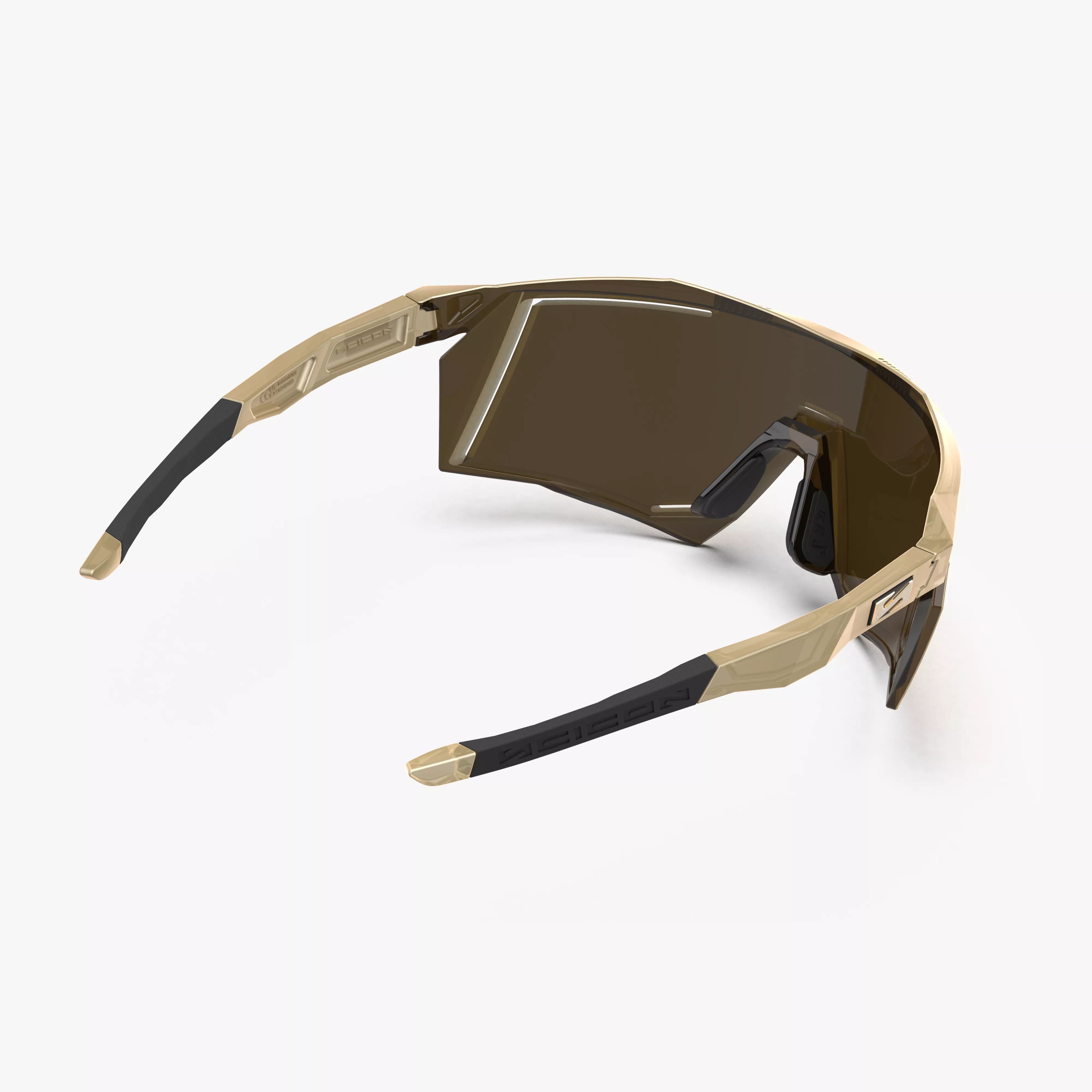 SCICON Aerostorm Gold – Gold mirror cycling sunglasses made in Italy