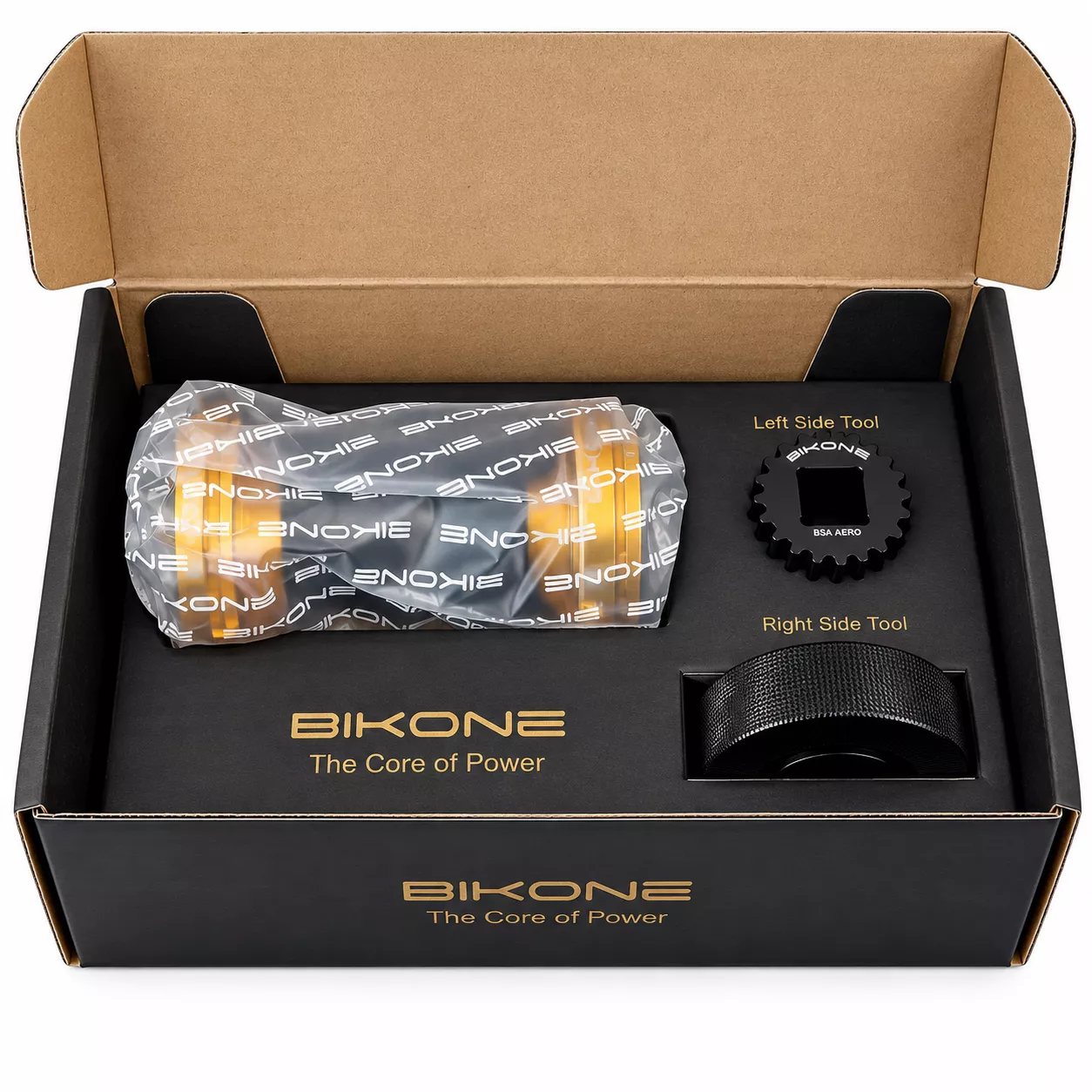 Boîtier de pédalier Bikone TDF Gold 2026 BSA Shimano 24 mm édition limitée